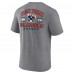 New York Islanders Heather Gray Winger Tri-Blend T-Shirt