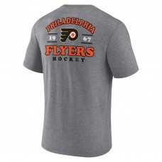 Футболка Philadelphia Flyers Winger Tri-Blend - Heather Gray
