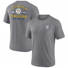 Футболка Pittsburgh Penguins Heather Gray Winger Tri-Blend