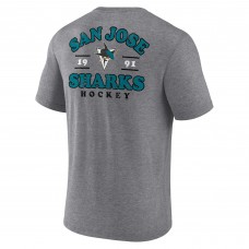 Футболка San Jose Sharks Winger Tri-Blend - Heather Gray