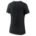 Женская Футболка Carolina Hurricanes Black Slapshot V-Neck