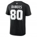 Los Angeles Kings Pierre-Luc Dubois Fanatics Black Authentic Stack Name & Number T-Shirt
