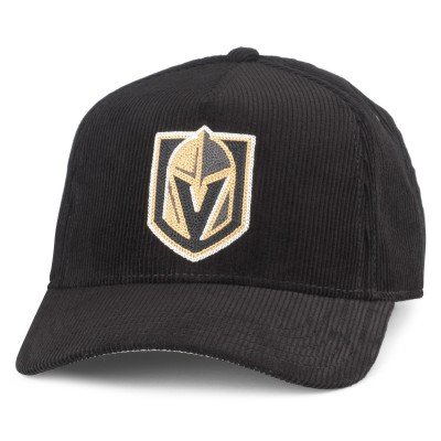 Бейсболка Vegas Golden Knights American Needle Corduroy Chain Stitch - Black
