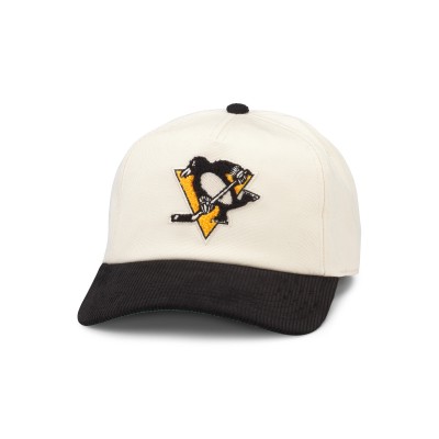 Бейсболка Pittsburgh Penguins American Needle Cream/Black Burnett