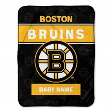 Boston Bruins Chad & Jake 30 x 40 Personalized Baby Blanket