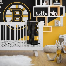 Boston Bruins Chad & Jake 30 x 40 Personalized Baby Blanket