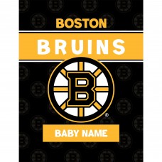 Boston Bruins Chad & Jake 30 x 40 Personalized Baby Blanket