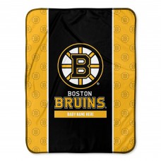 Boston Bruins Chad & Jake 30 x 40 Personalized Baby Blanket