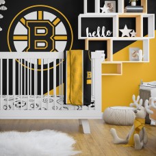 Boston Bruins Chad & Jake 30 x 40 Personalized Baby Blanket