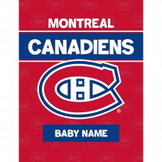 Именной плед Montreal Canadiens Chad & Jake 30 x 40 Baby