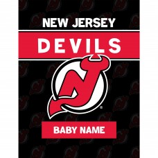 Именной плед New Jersey Devils Chad & Jake 30 x 40 Baby