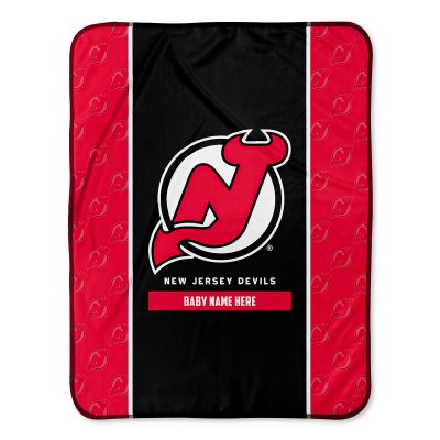 Именной плед New Jersey Devils Chad & Jake 30 x 40 Baby