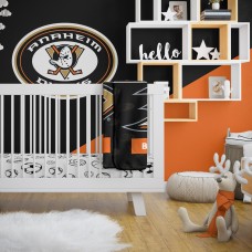 Anaheim Ducks Chad & Jake 30 x 40 Personalized Baby Blanket