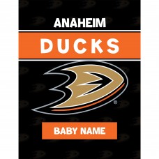 Anaheim Ducks Chad & Jake 30 x 40 Personalized Baby Blanket