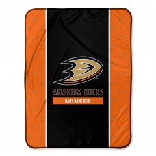 Anaheim Ducks Chad & Jake 30 x 40 Personalized Baby Blanket