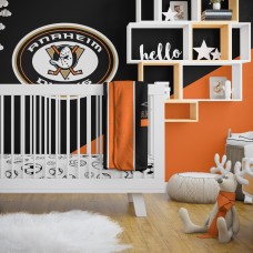 Anaheim Ducks Chad & Jake 30 x 40 Personalized Baby Blanket