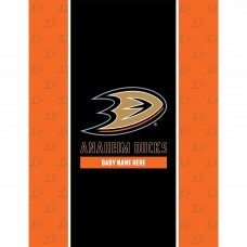 Anaheim Ducks Chad & Jake 30 x 40 Personalized Baby Blanket