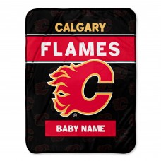 Calgary Flames Chad & Jake 30 x 40 Personalized Baby Blanket