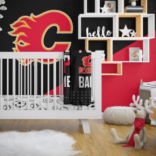 Calgary Flames Chad & Jake 30 x 40 Personalized Baby Blanket
