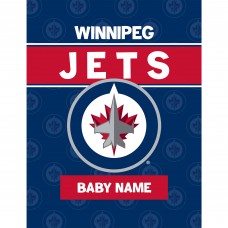 Именной плед Winnipeg Jets Chad & Jake 30 x 40 Baby
