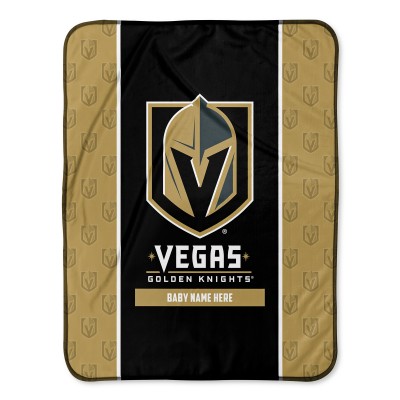 Vegas Golden Knights Chad & Jake 30 x 40 Personalized Baby Blanket