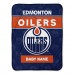 Edmonton Oilers Chad & Jake 30 x 40 Personalized Baby Blanket