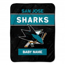 Именной плед San Jose Sharks Chad & Jake 30 x 40 Baby