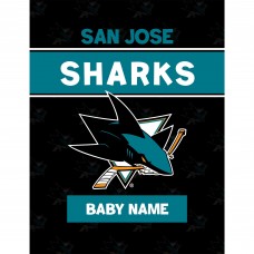 Именной плед San Jose Sharks Chad & Jake 30 x 40 Baby