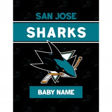 Именной плед San Jose Sharks Chad & Jake 30 x 40 Baby Именной плед San Jose Sharks Chad & Jake 30 x 40 Baby