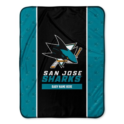 Именной плед San Jose Sharks Chad & Jake 30 x 40 Baby