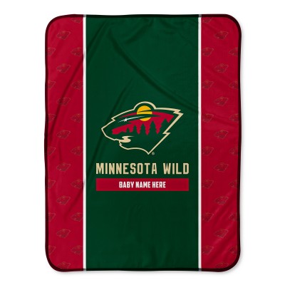 Именной плед Minnesota Wild Chad & Jake 30 x 40 Baby