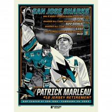 San Jose Sharks Patrick Marleau Phenom Gallery 18 x 24 Serigraph Print San Jose Sharks Patrick Marleau Phenom Gallery 18 x 24 Serigraph Print