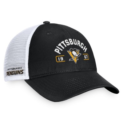 Бейсболка Pittsburgh Penguins Fanatics Free Kick - Black/White