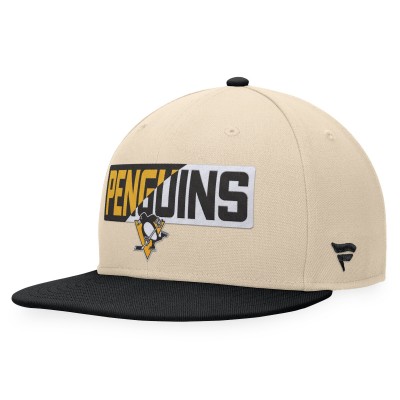 Бейсболка Pittsburgh Penguins Fanatics Cream/Black Goalaso