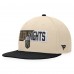 Vegas Golden Knights Fanatics Cream/Black Goalaso Snapback Hat