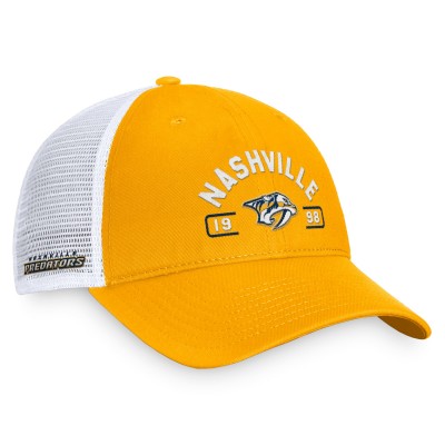 Бейсболка Nashville Predators Fanatics Free Kick - Gold/White