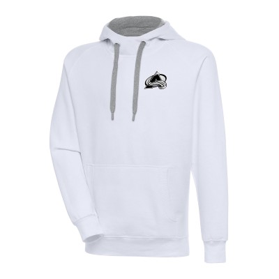 Толстовка Colorado Avalanche Antigua Metallic Logo Victory - White