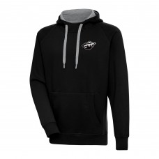 Толстовка Minnesota Wild Antigua Metallic Logo Victory - Black