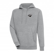 Толстовка Minnesota Wild Antigua Metallic Logo Victory - Heather Gray