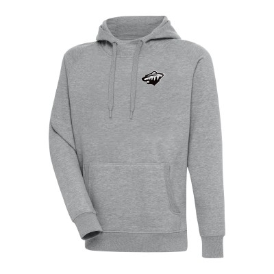Толстовка Minnesota Wild Antigua Metallic Logo Victory - Heather Gray