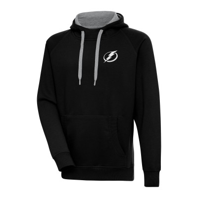 Толстовка Tampa Bay Lightning Antigua Metallic Logo Victory - Black