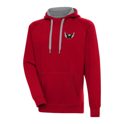 Толстовка Washington Capitals Antigua Red Metallic Logo Victory