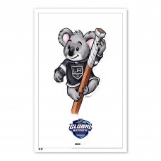 Los Angeles Kings 11 x 17 2023 NHL Melbourne Series Sketch Limited Edition Poster Print