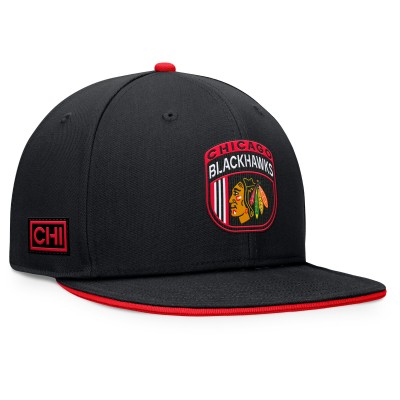 Бейсболка Chicago Blackhawks 2024 NHL Draft - Black