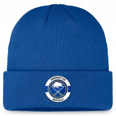 Шапка Buffalo Sabres Fanatics Authentic Pro Training Camp Cuffed Knit - Blue