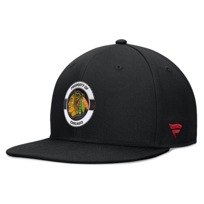Бейсболка Chicago Blackhawks Fanatics Authentic Pro Training Camp - Black
