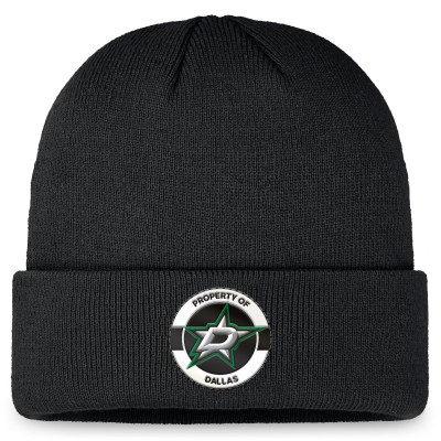 Шапка Dallas Stars Fanatics Authentic Pro Training Camp Cuffed Knit - Black