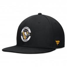 Бейсболка Pittsburgh Penguins Fanatics Black Authentic Pro Training Camp