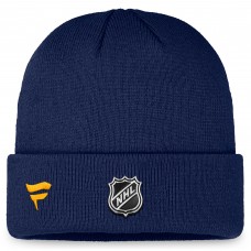 Шапка St. Louis Blues Fanatics Authentic Pro Training Camp Cuffed Knit - Navy