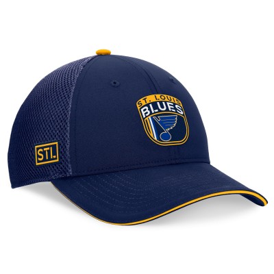Бейсболка St. Louis Blues Fanatics 2024 NHL Draft On Stage Trucker - Navy
